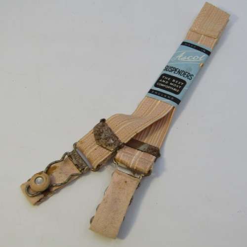 Vintage Ascot suspenders - never used in original packaging