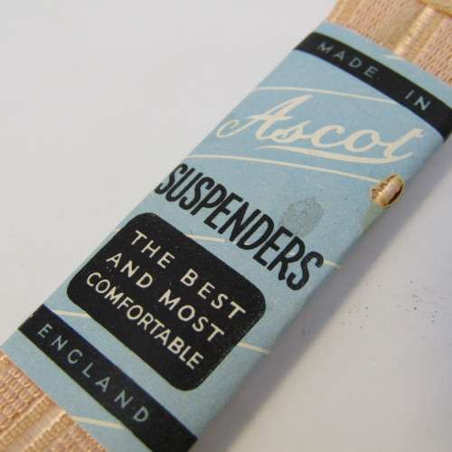 Vintage Ascot suspenders - never used in original packaging