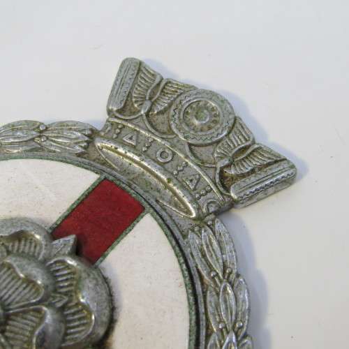 Vintage England car hood badge