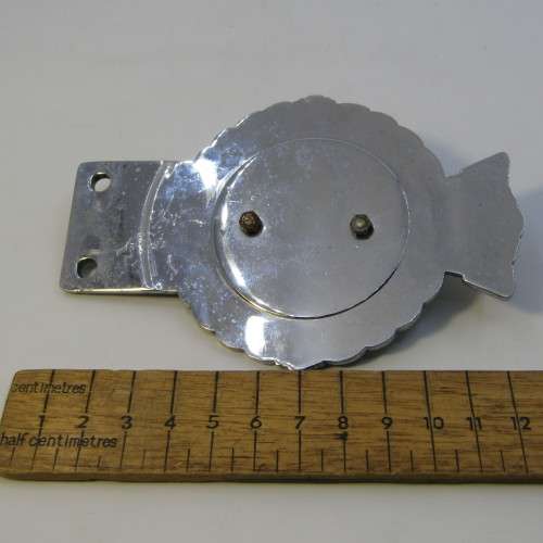 Vintage England car hood badge