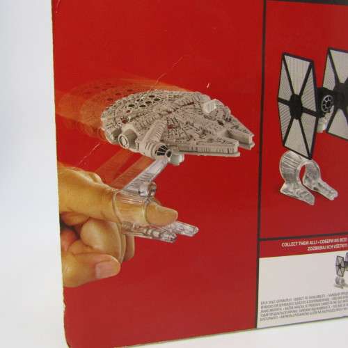 Hot Wheels Star Wars Tie Fighter vs Millennium Falcon set