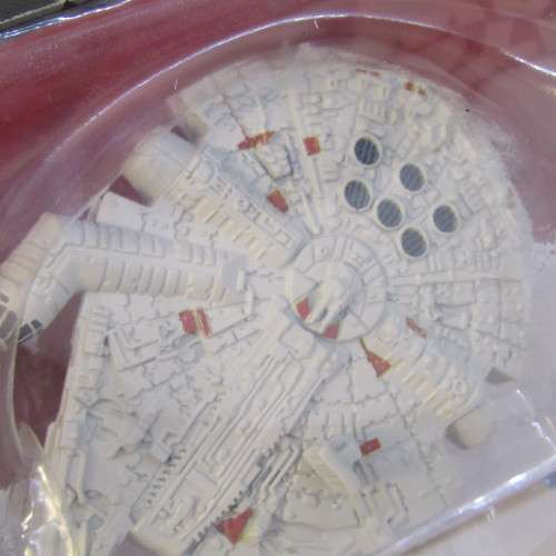 Hot Wheels Star Wars Tie Fighter vs Millennium Falcon set