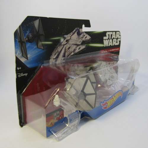 Hot Wheels Star Wars Tie Fighter vs Millennium Falcon set