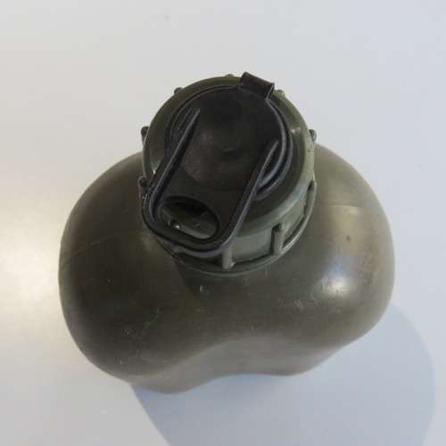 SADF webbing belt with water bottle and ammo pouches - Belt length 111 cm