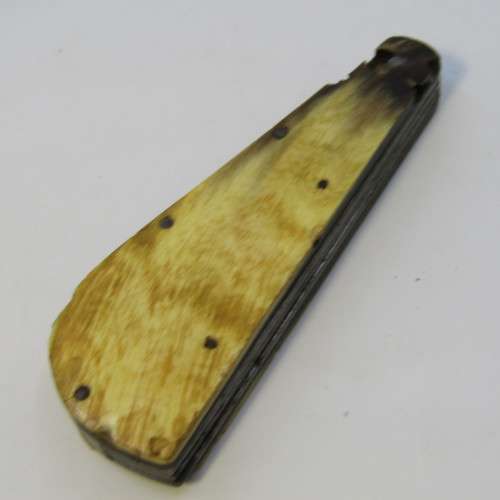 Original 19th Century Fleam bleeder - blood letting knife William Nicholson  blades inscribed AJC Bo