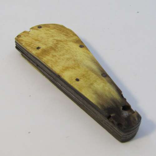 Original 19th Century Fleam bleeder - blood letting knife William Nicholson  blades inscribed AJC Bo