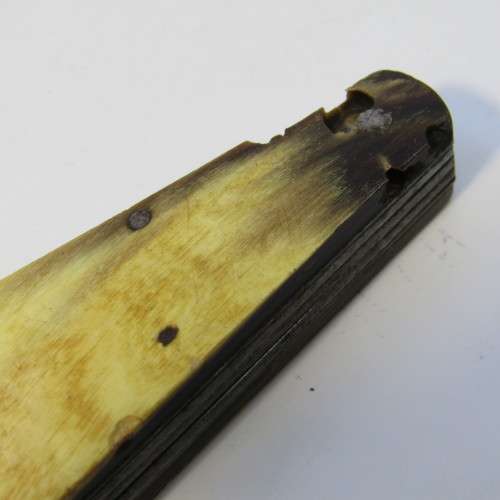 Original 19th Century Fleam bleeder - blood letting knife William Nicholson  blades inscribed AJC Bo