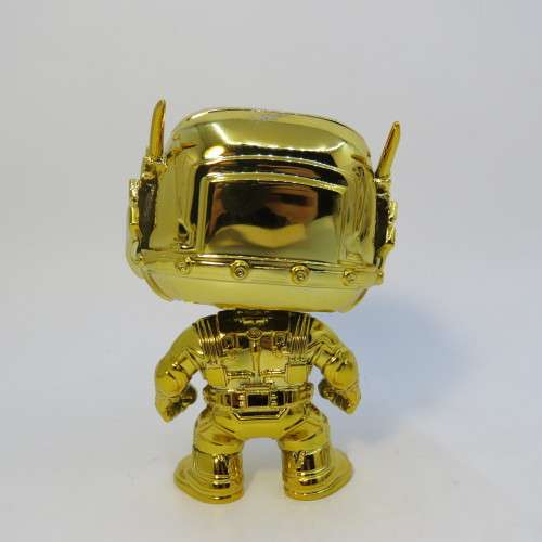 Funko Pop Marvel Studios #384 Ant-Man Gold Chrome edition bobble-head figure in box
