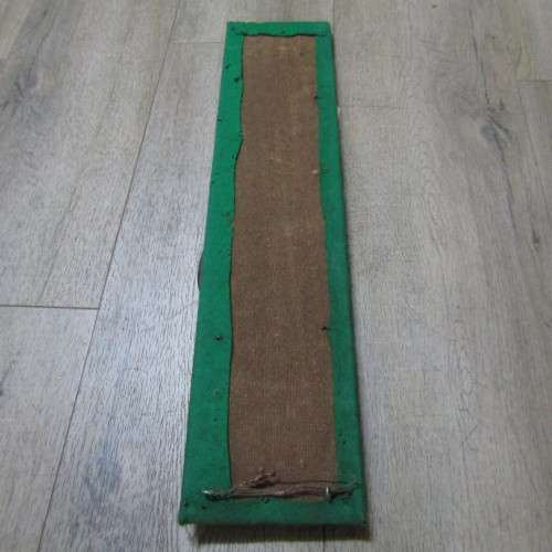 Board with antique horseshoes, some for oxen and ponies originating from South West Africa