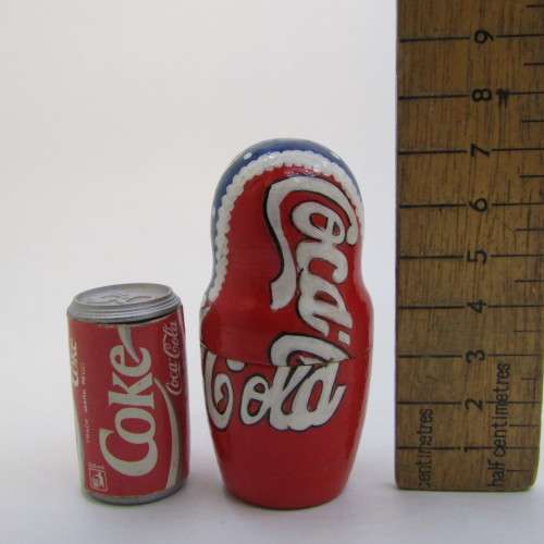 Vintage Coca-Cola polar bear nesting doll
