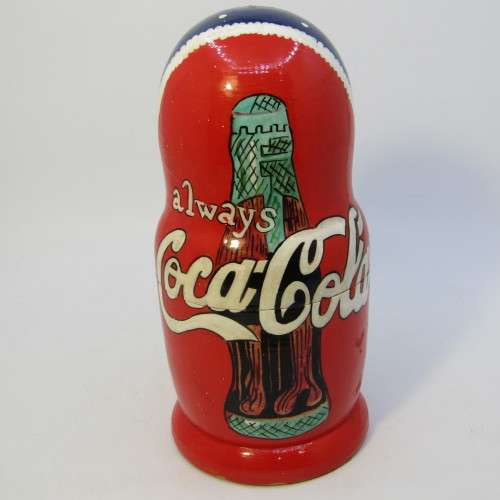 Vintage Coca-Cola polar bear nesting doll
