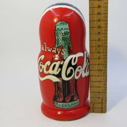 Vintage Coca-Cola polar bear nesting doll