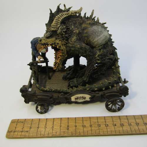 McFarlane Toys Infernal Parade Bleb and Heeler figurine - damaged