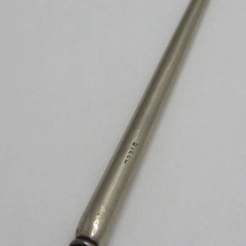Antique boot lace puller with Birmingham hallmark - Sterling silver handle