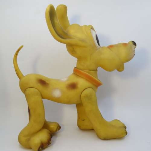 Vintage Walt Disney Pluto rubber toy doll