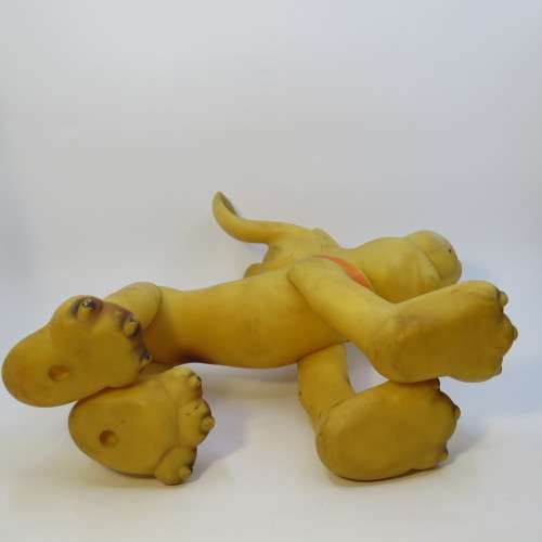 Vintage Walt Disney Pluto rubber toy doll