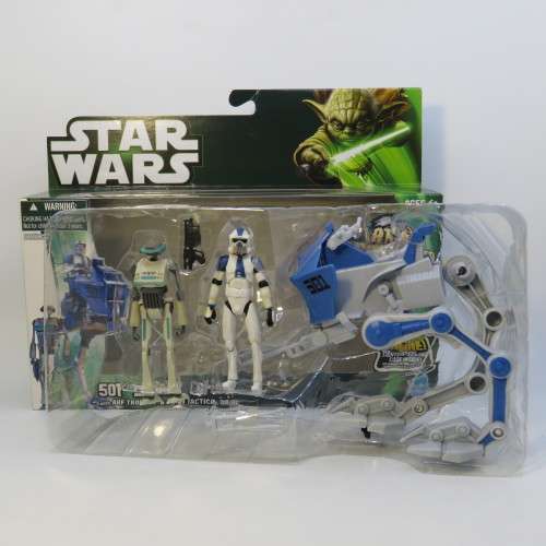 Hasbro Star Wars 501st Legion AT-RT with Arf trooper and TX-21 Tactical droid