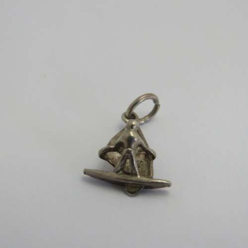 Silver charm windsurfer