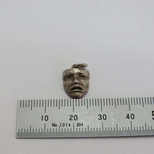 Silver charm face mask
