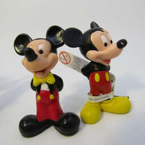 Lot of Walt Disney Mickey mouse figurines - some vintage