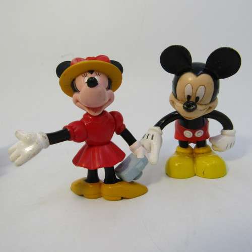 Lot of Walt Disney Mickey mouse figurines - some vintage