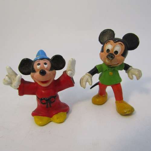 Lot of Walt Disney Mickey mouse figurines - some vintage