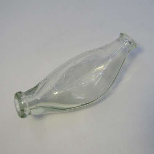 Antique Griptight baby feeding glass bottle