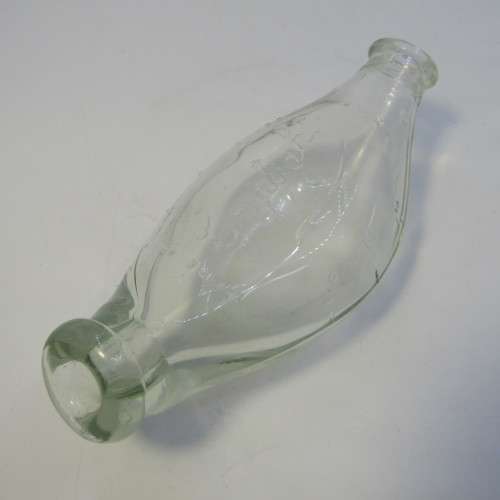 Antique Griptight baby feeding glass bottle