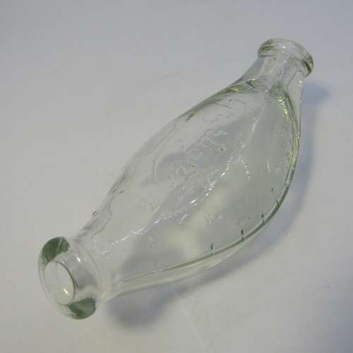 Antique Griptight baby feeding glass bottle