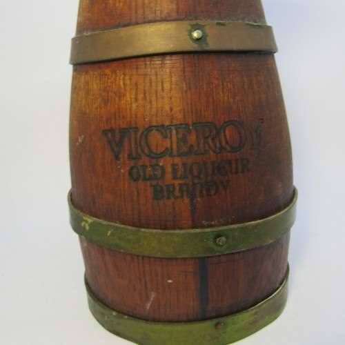 Vintage Viceroy brandy wooden jug