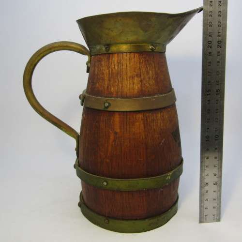 Vintage Viceroy brandy wooden jug