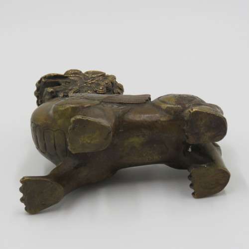 Brass Chinese Foo dog figurine