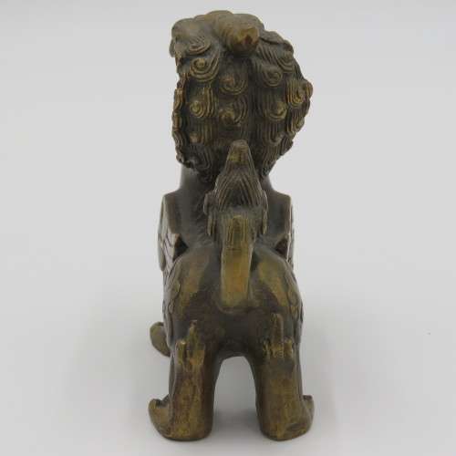 Brass Chinese Foo dog figurine