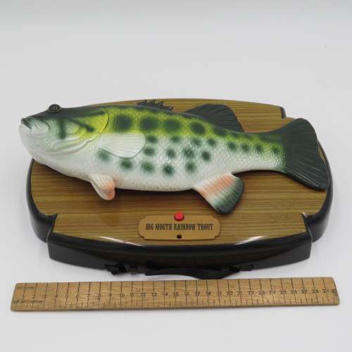 Big Mouth Rainbow Trout singing novelty fish - Working