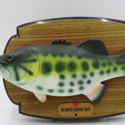Big Mouth Rainbow Trout singing novelty fish - Working