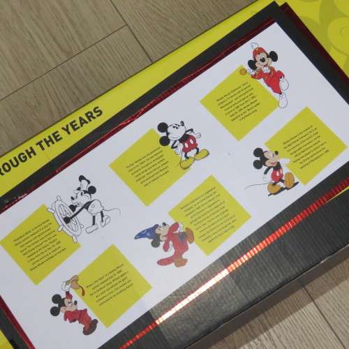Mikey Mouse Through the Years 90th Anniversary plush toy set - Box 28 x 71 cm