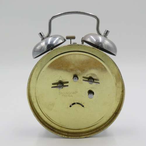 Vintage Shanghai China bedside alarm clock - Working