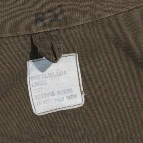 SADF Nutria bush jacket with Burger name tag - Size Large - More sizes in description
