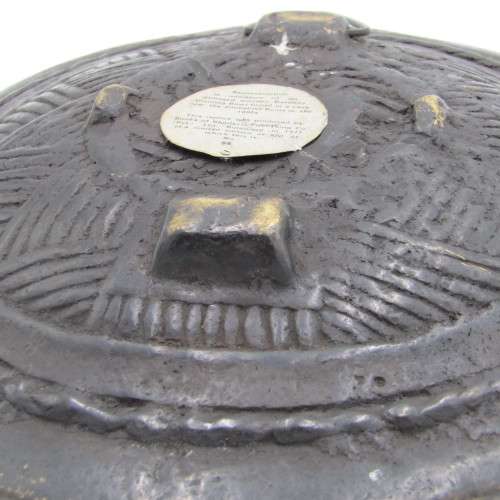 Rhodesia - Bavenda Divining bowl replica made from brass,  No. 65 of 500 - 25 x 25