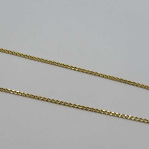 Very fine 9kt gold chain with pendant - Weight 1,8 g - Length 51 cm