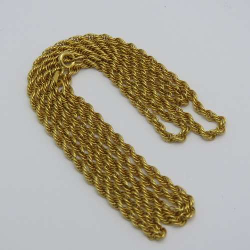 Beautiful 9kt gold chain necklace - Weight 8,8 g - Length 70 cm - Width 1,35 mm