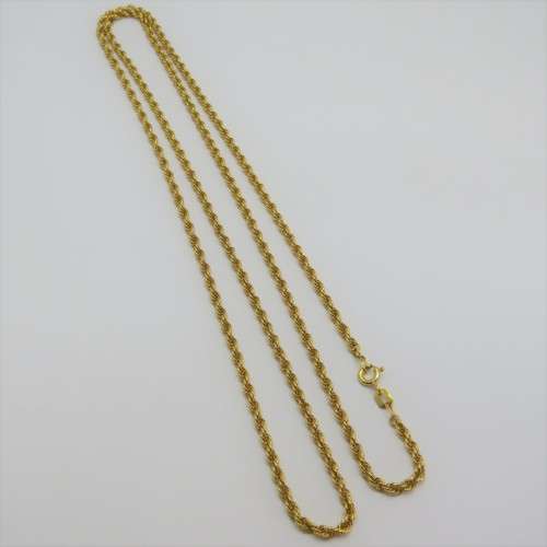 Beautiful 9kt gold chain necklace - Weight 8,8 g - Length 70 cm - Width 1,35 mm