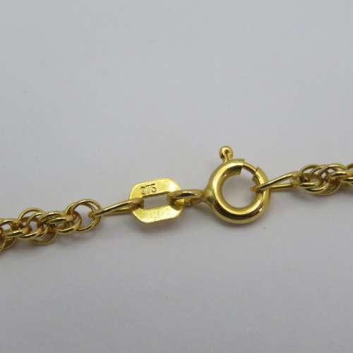 Beautiful 9kt gold chain necklace - Weight 8,8 g - Length 70 cm - Width 1,35 mm