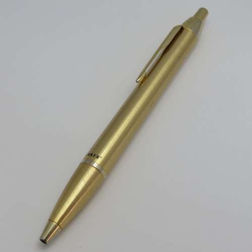 Gold coloured Parker ball point pen