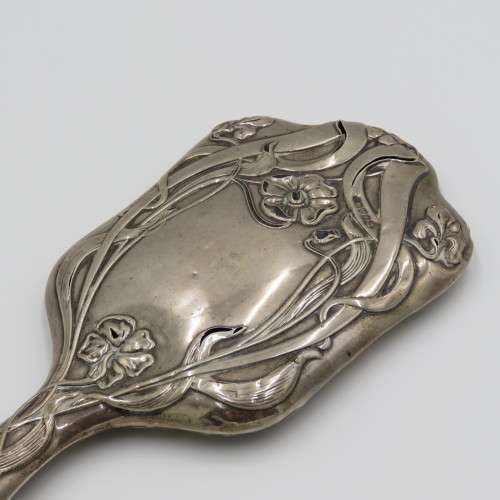 Sterling silver Chester 1906 handheld mirror - 419,6 g