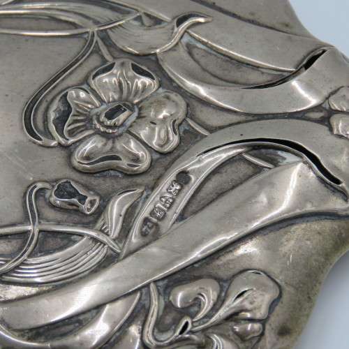 Sterling silver Chester 1906 handheld mirror - 419,6 g