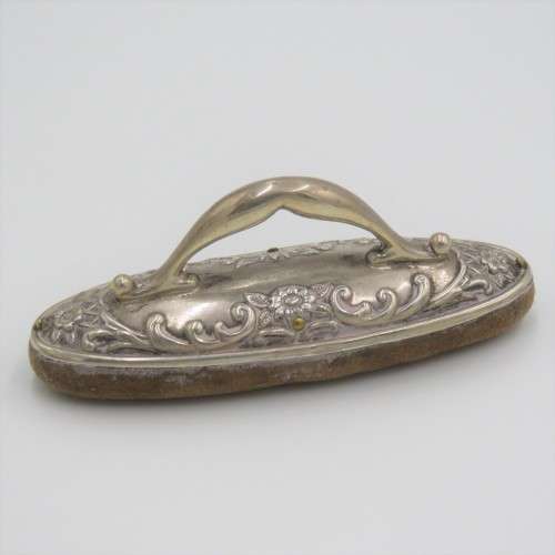 Sterling silver nail polisher - Hallmarked