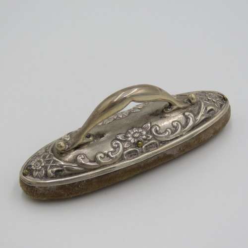 Sterling silver nail polisher - Hallmarked