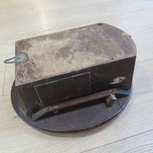 Antique Station clock for spares - Not working - Clock 38 x 38 cm - Face 30,5 x 30,5 cm