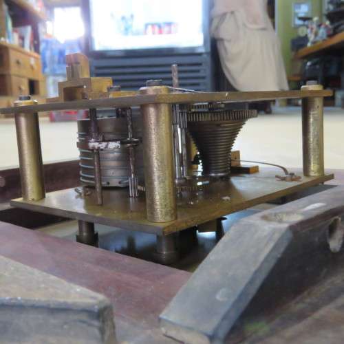 Antique Station clock for spares - Not working - Clock 38 x 38 cm - Face 30,5 x 30,5 cm